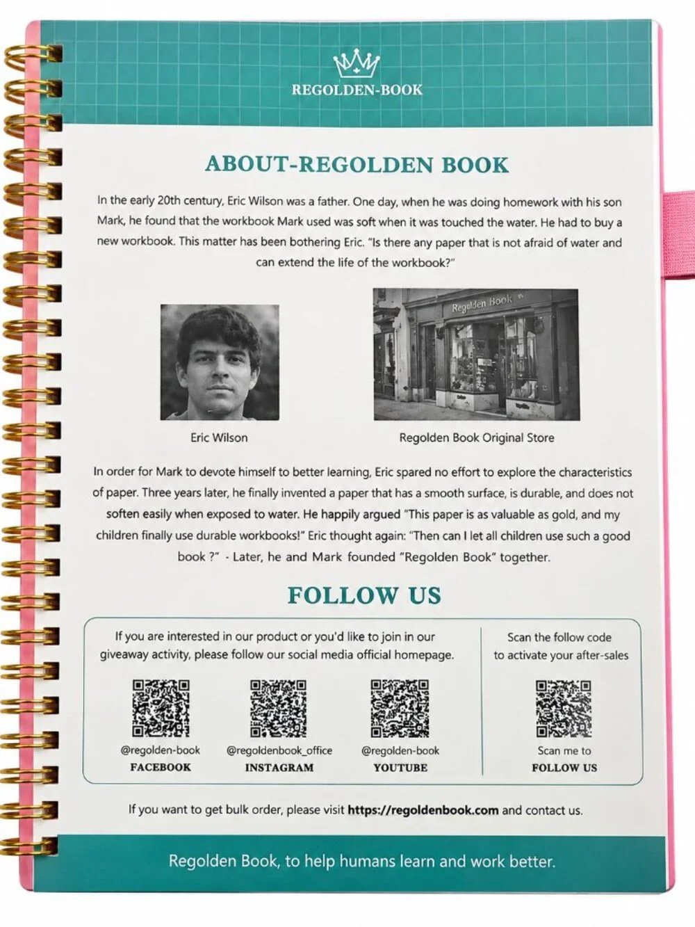 Regolden Undated Daily Monthly Planner Productivity Self Care Habit Tracker Pink